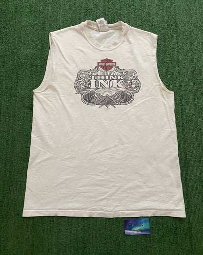 Vintage Harley Davidson Sleeveless Tee