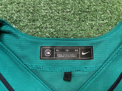 Seattle Mariners teal Seattle Nike alternate Ken Griffey #24 baseball jersey