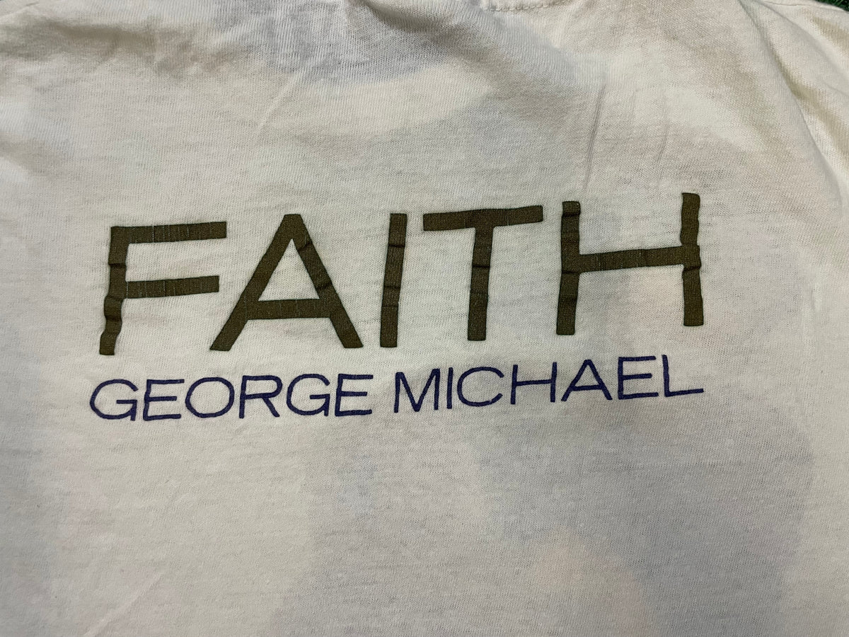 Vintage 1980s George Michael faith tee