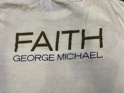 Vintage 1980s George Michael faith tee