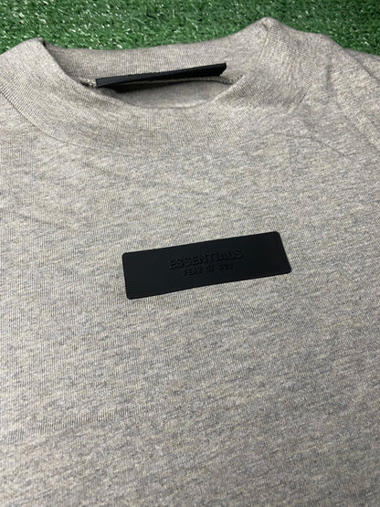 Fear of god essentials dark heather oatmeal longsleeve