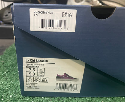 Vans old skool 36 Pearlized pack Fuchsia Red