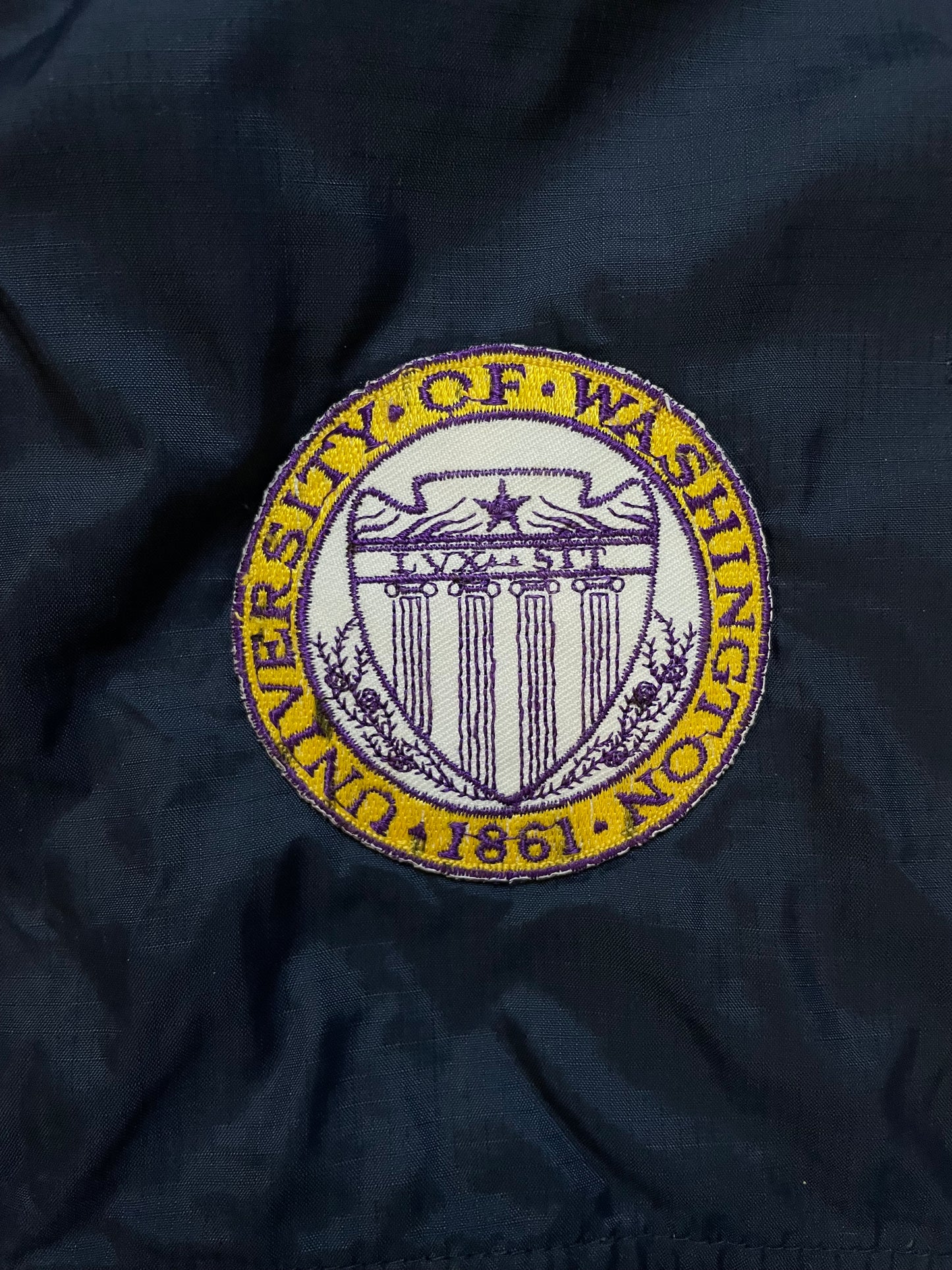 Vintage 1990s University Of Washington UW windbreaker jacket