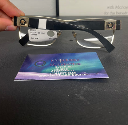 Versace blue and black VE1274 glasses