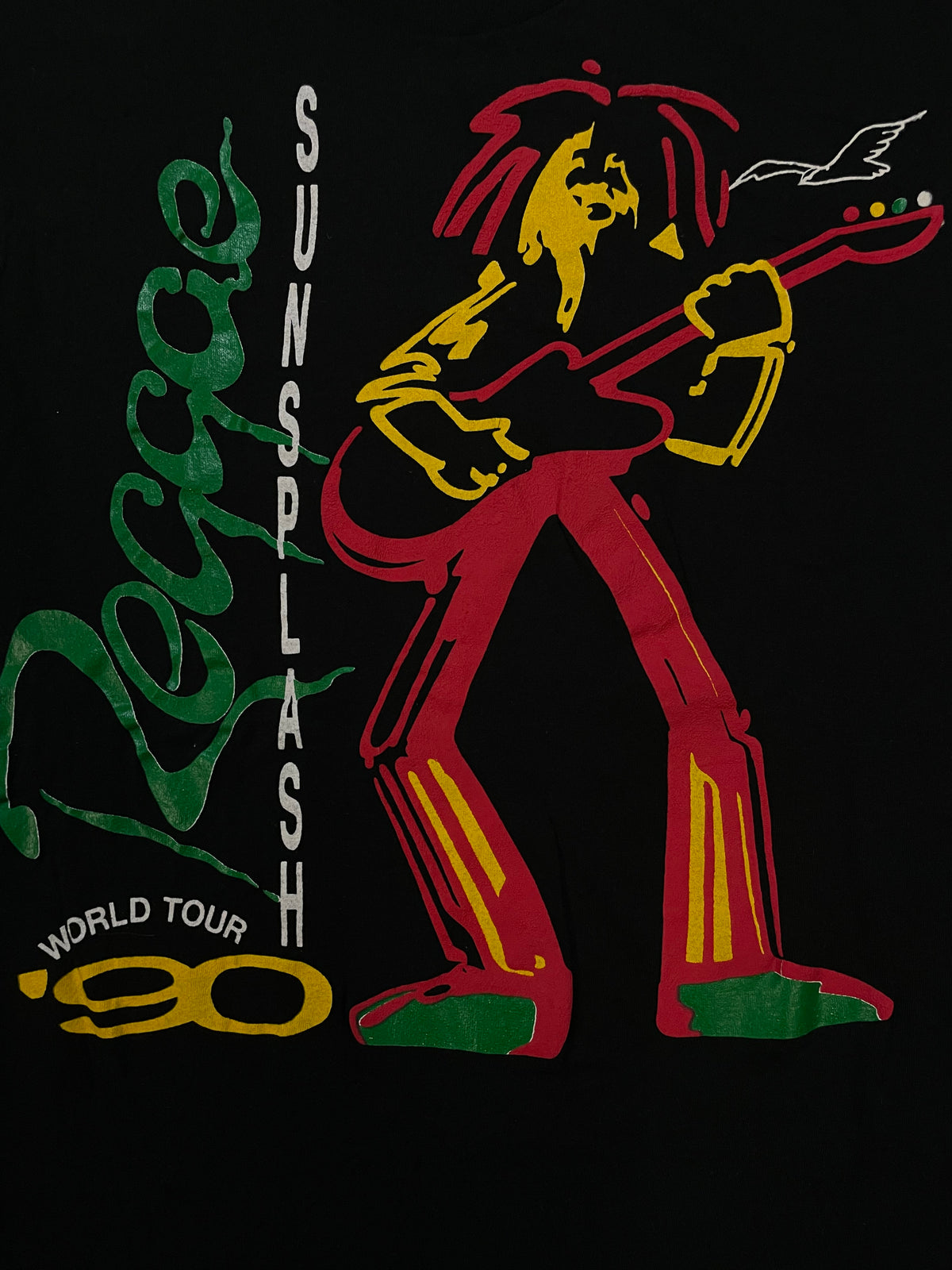 Vintage 1990s Reggae sunsplash world tour tee