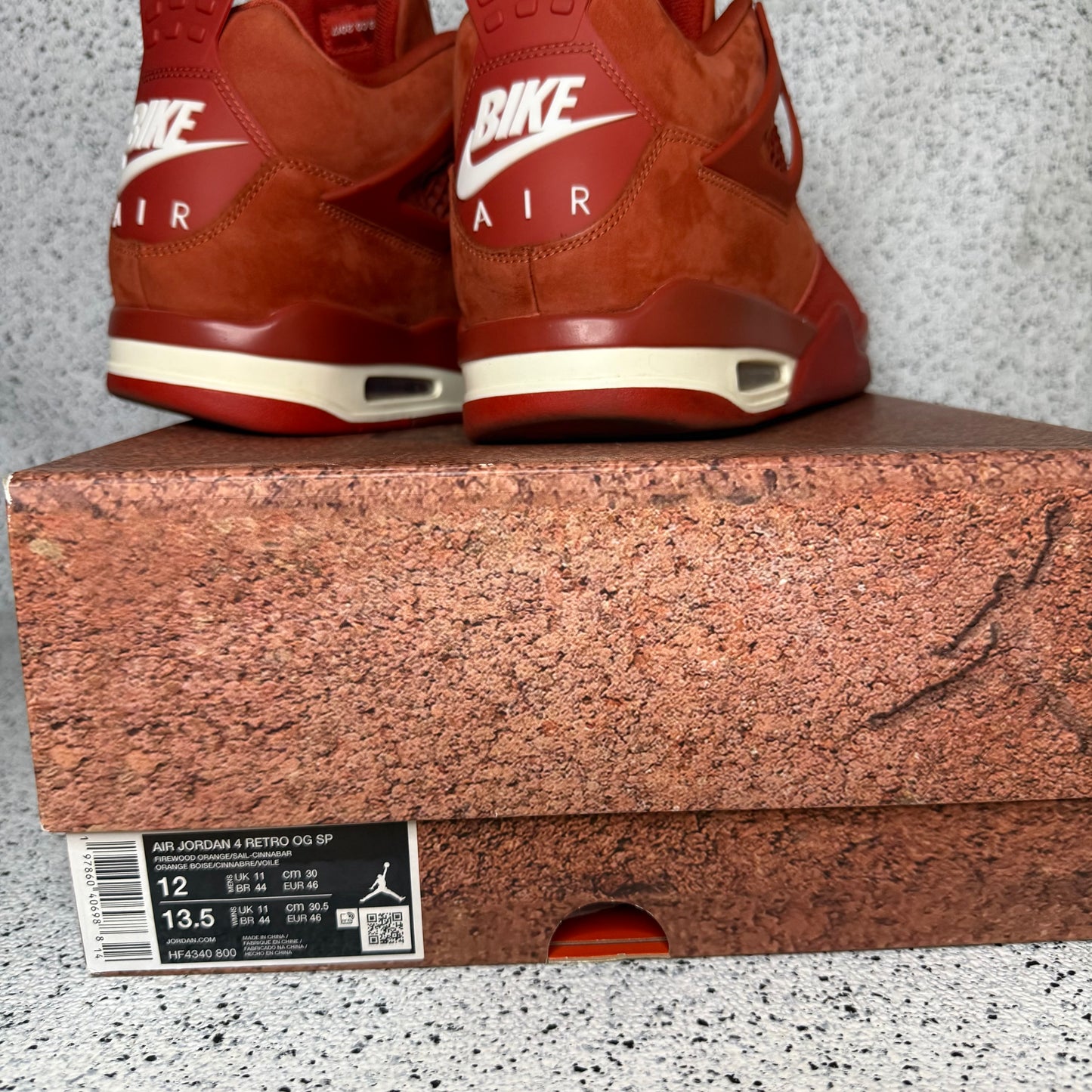 Jordan 4 Brick By Brick 12 Men “Preowned”