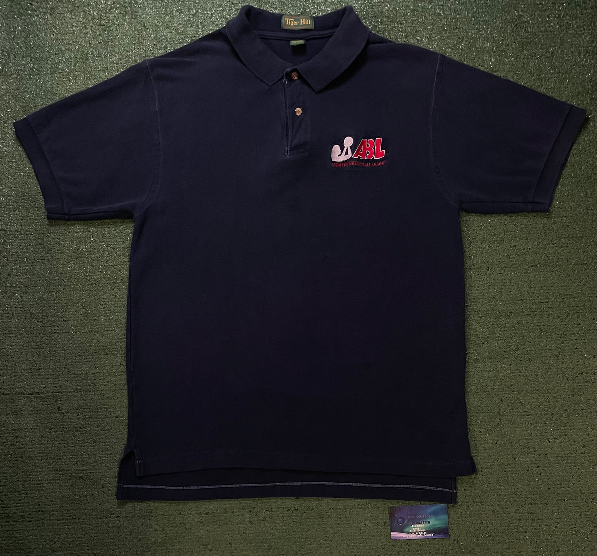 Vintage 2000s American basketball league embroidered polo