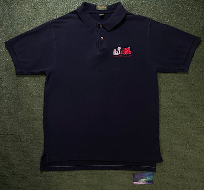 Vintage 2000s American basketball league embroidered polo