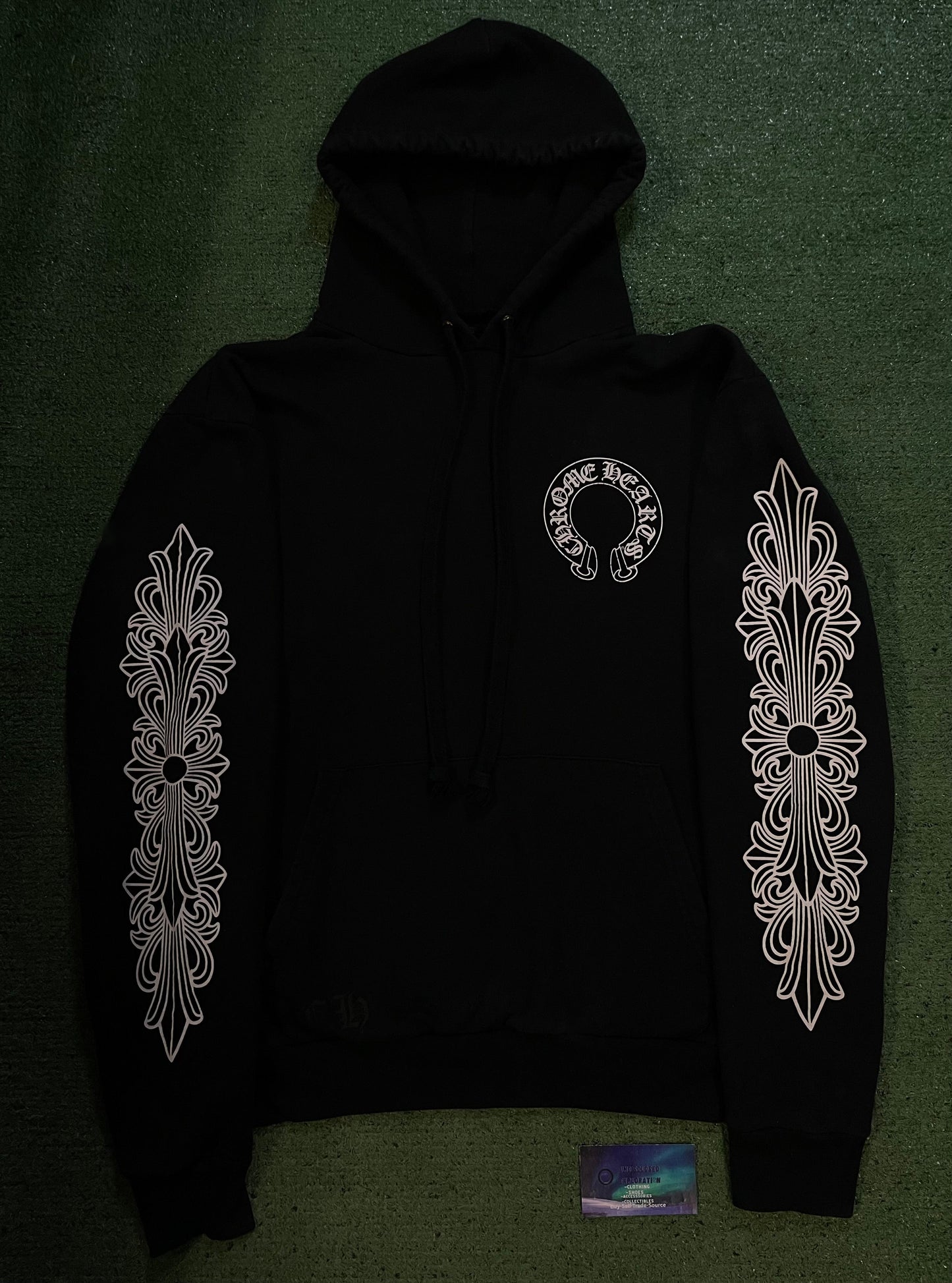 Chrome Hearts horseshoe floral hoodie