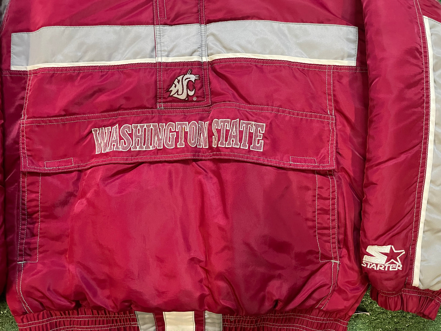 Vintage 1990s Washington State university WSU starter jacket