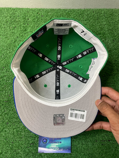 Seattle Seahawks 30th season patch Fitted Hat