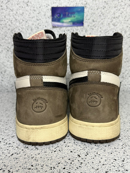 Jordan 1 High Travis Scott Mocha 11.5 Men/13 Women “Preowned”