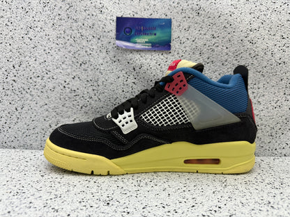 Jordan 4 Union Noir 9 Men/10.5 Women “Preowned”