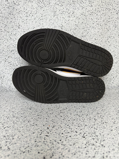 Jordan 1 Mid Lakers Top 3 9.5 Men/11 Women “Preowned”