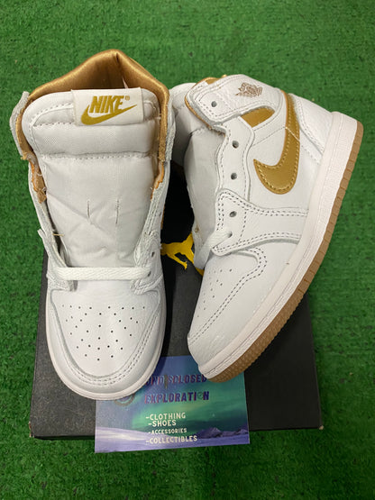 Jordan 1 high metallic Gold