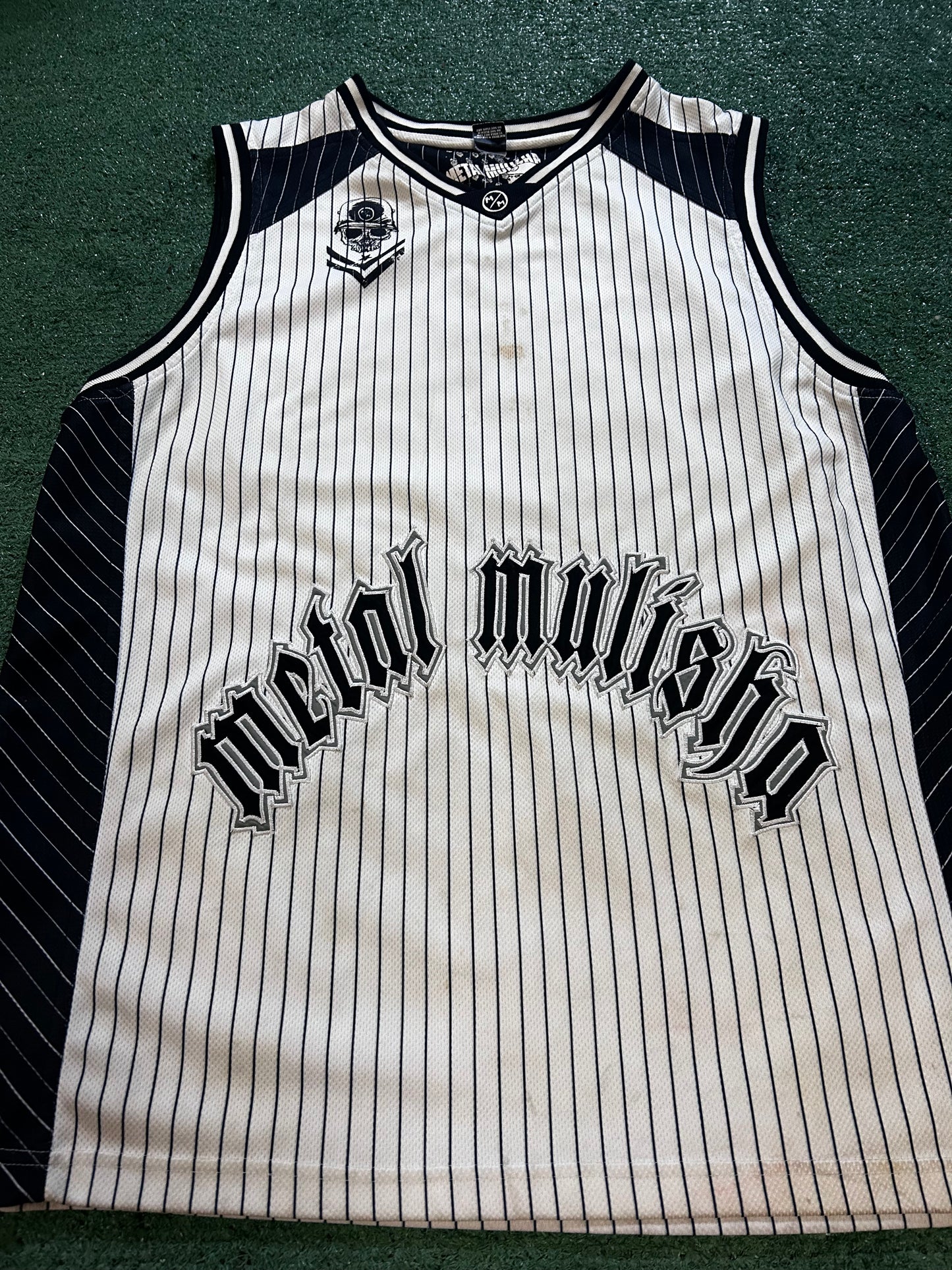 Vintage Metal mulisha striped jersey