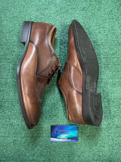 florsheim brown leather Oxford shoes size 12men/13.5women