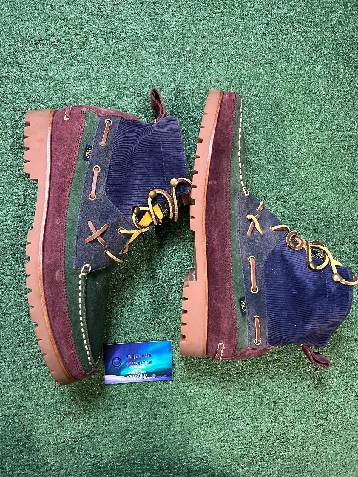 Polo Ralph Lauren ranger corduroy boots size 13men/14.5women