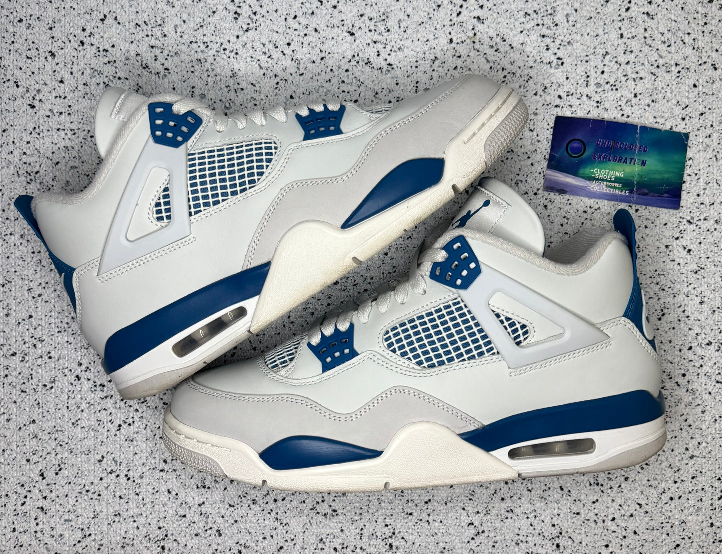 Jordan 4 Military Blue 10 Men/11.5 Women “Preowned”