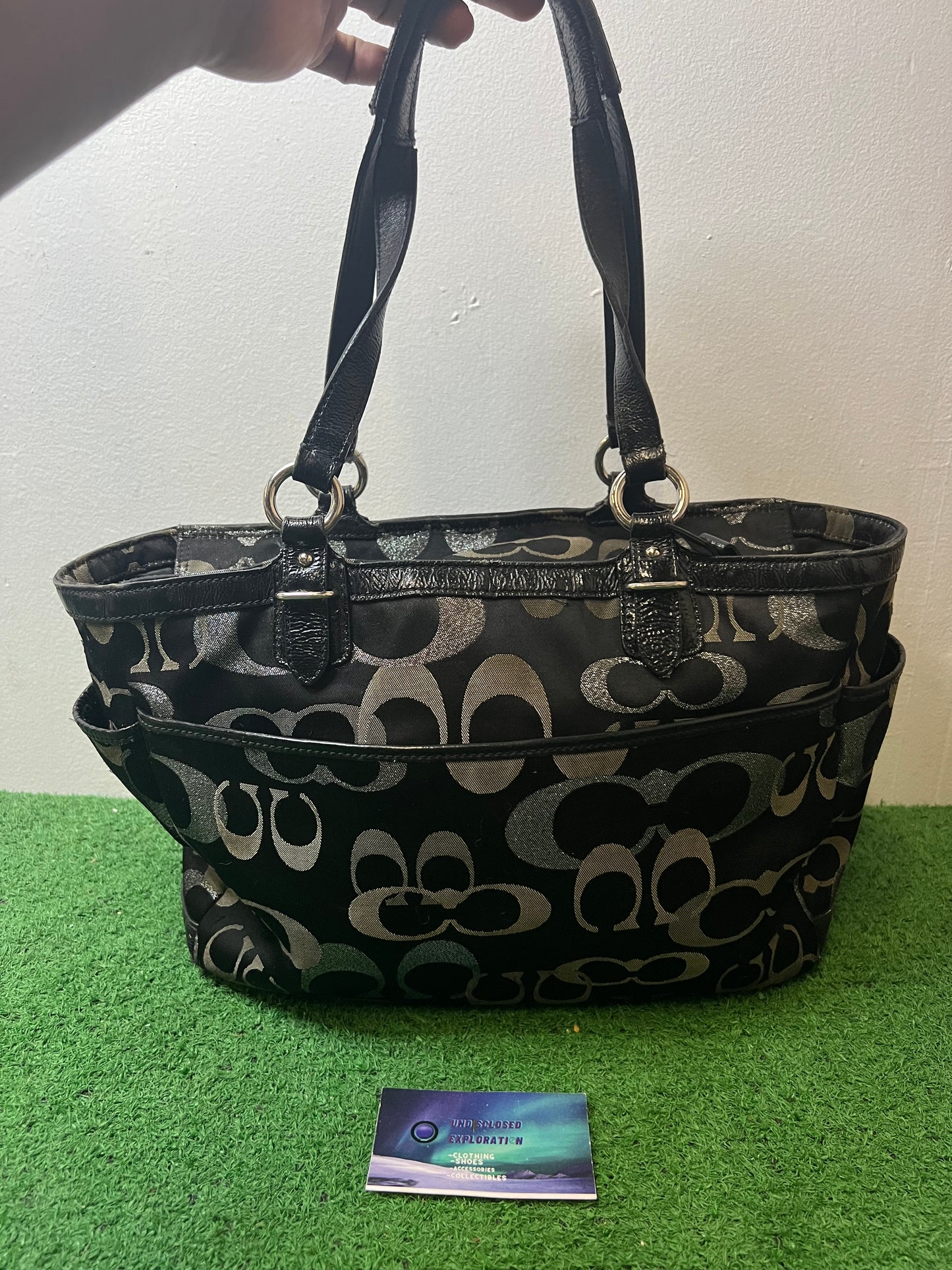Coach Siganture gallery tote bag