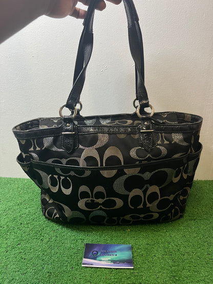 Coach Siganture gallery tote bag
