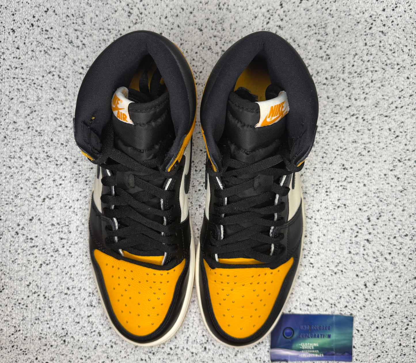 Jordan 1 Yellow Toe Taxi 10 Men/11.5 Women “Preowned”