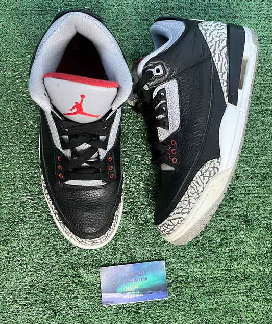 Air Jordan 3 Black Cement 2018 size 8.5men/10women