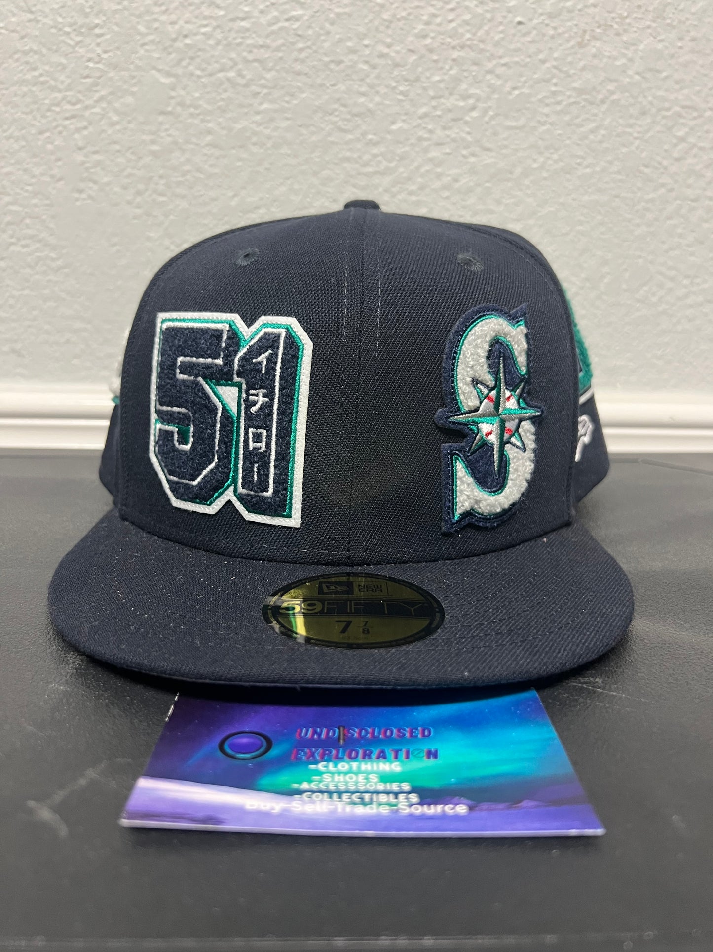 Seattle mariners ichiro hall of fame induction fitted hat