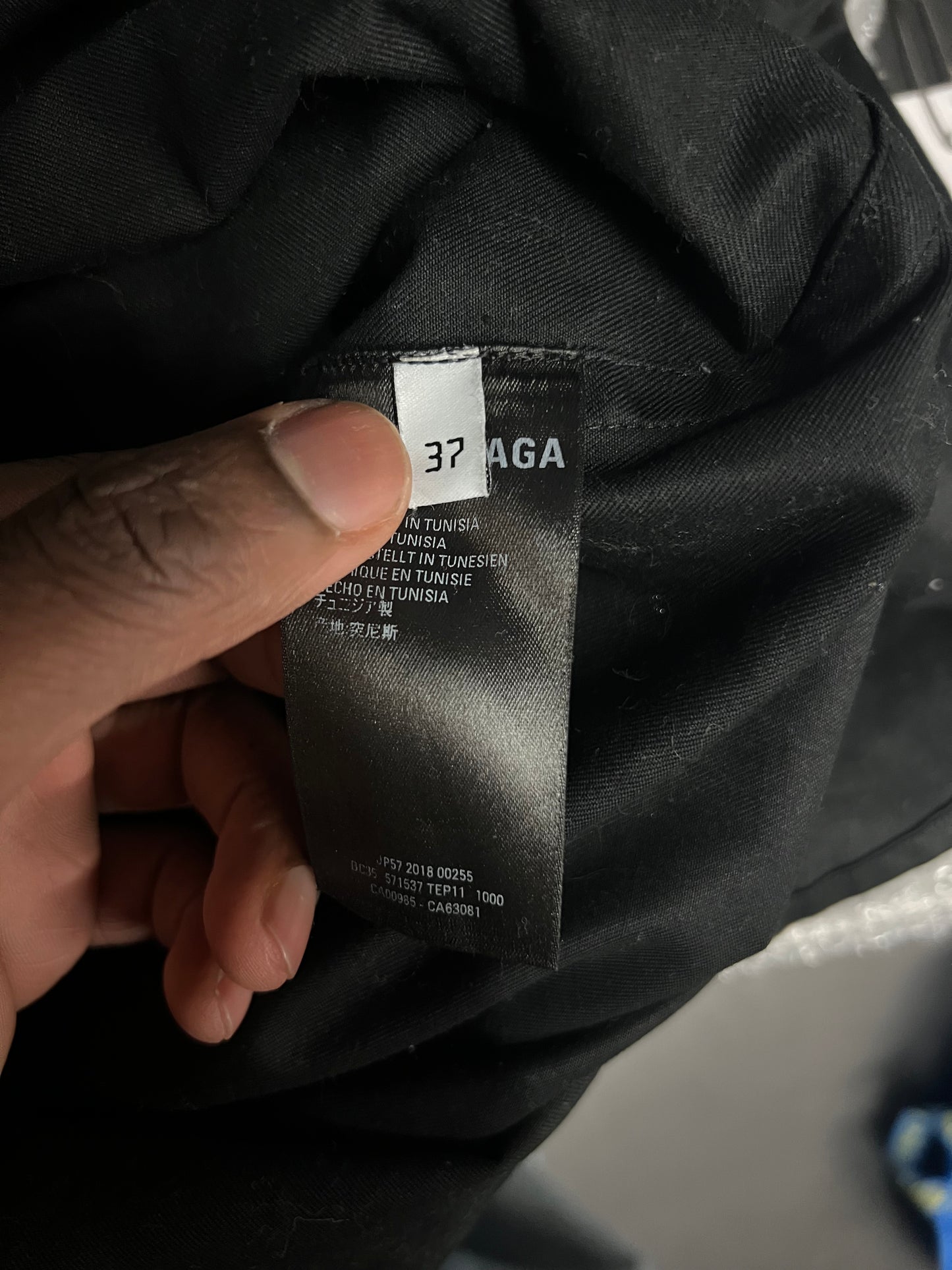 Balenciaga Embroidered tattoo shirt