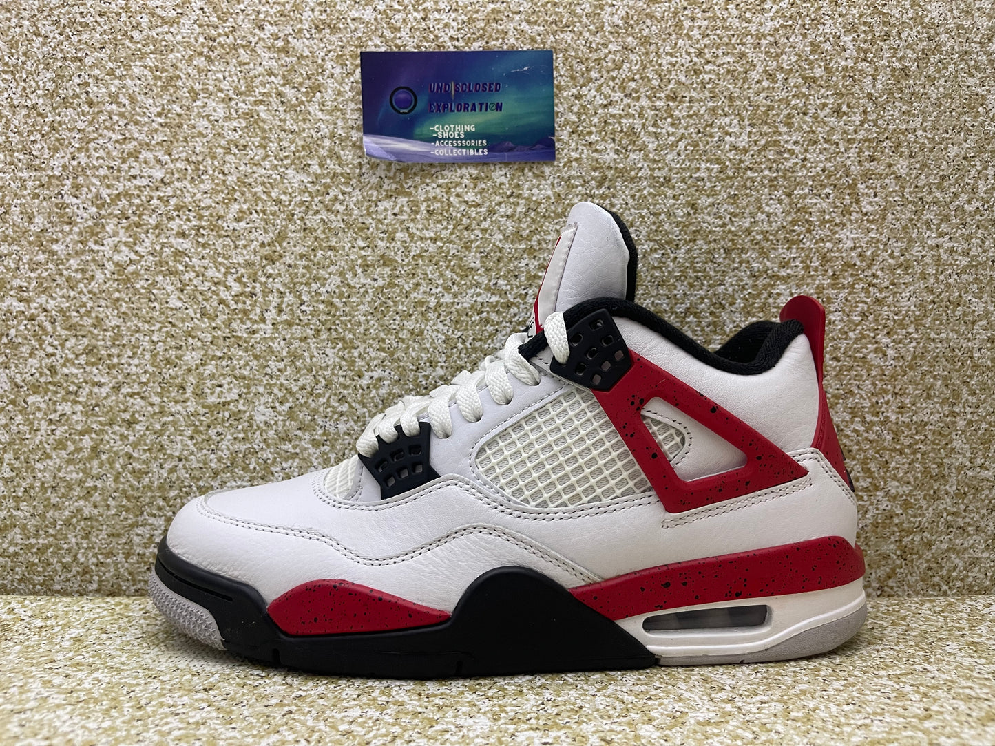 Jordan 4 Red Cement 8 Men/9.5 Women “Preowned”