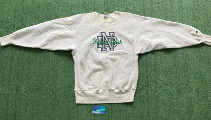 Vintage 1990s reverse weave Notre Dame Fighting Irish Crewneck