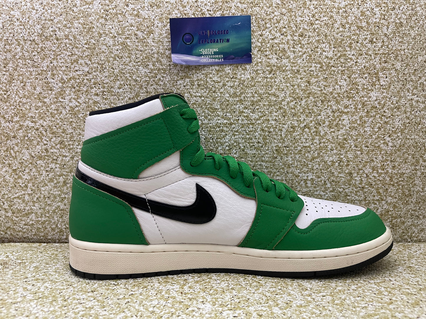 Jordan 1 High Lucky Green 10.5 Men/12 Women “Preowned”