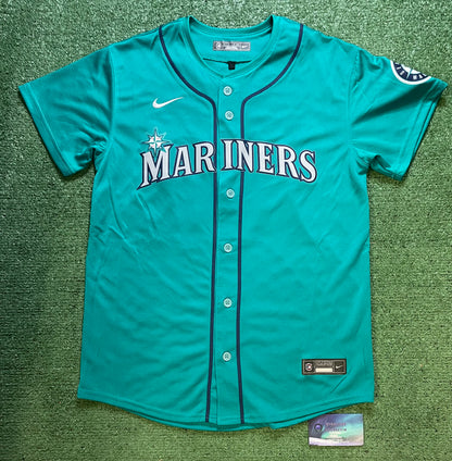 Seattle Mariners Nike Julio Rodriguez #44 teal jersey