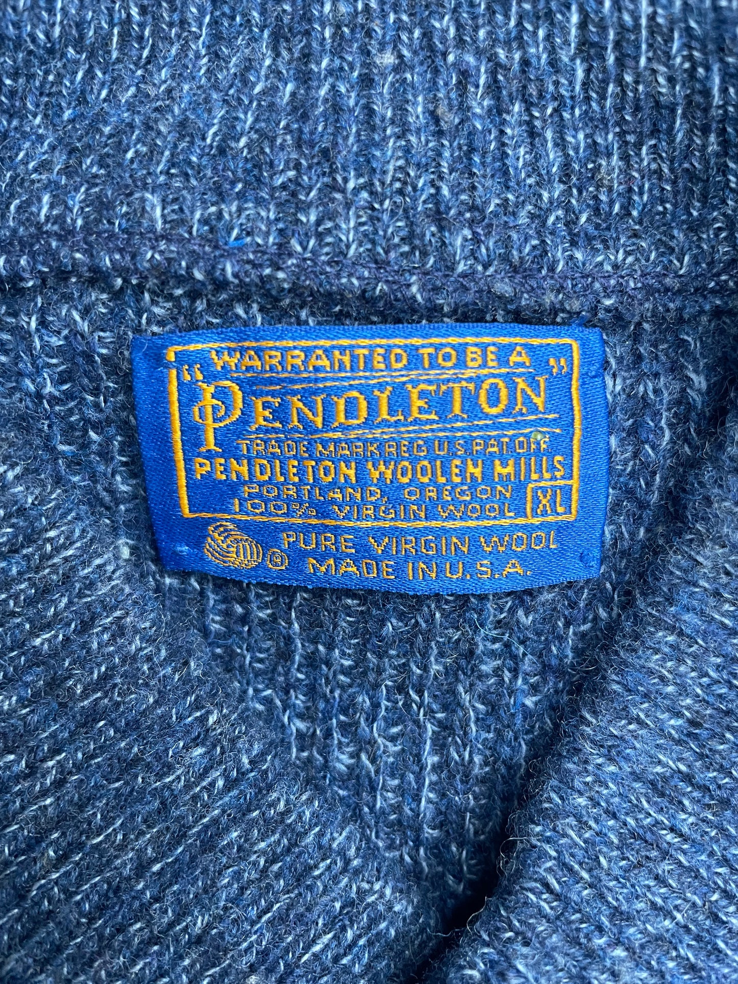 Pendleton elbow patch sweater