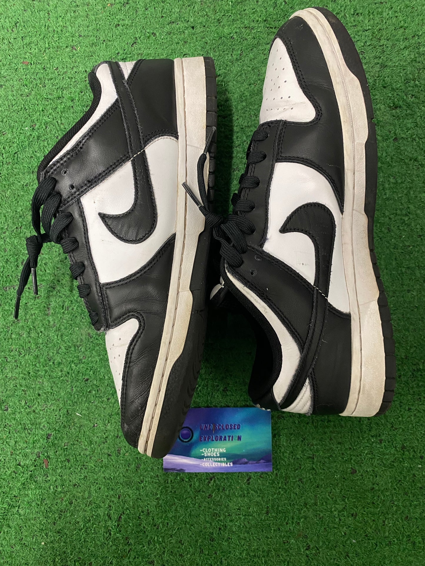 Nike dunk low panda white black size 9.5men/11women