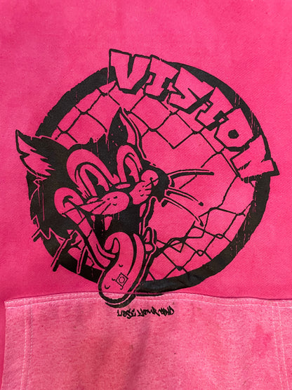 Vivid Vision pink hoodie