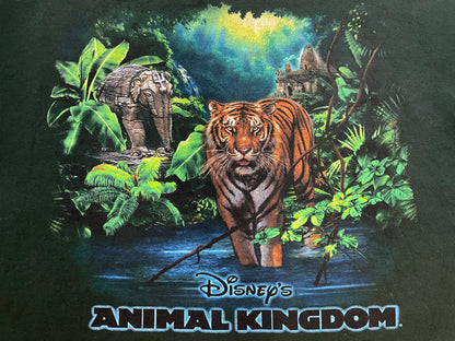Vintage 1990s Disney Animal Kingdom green jungle tee
