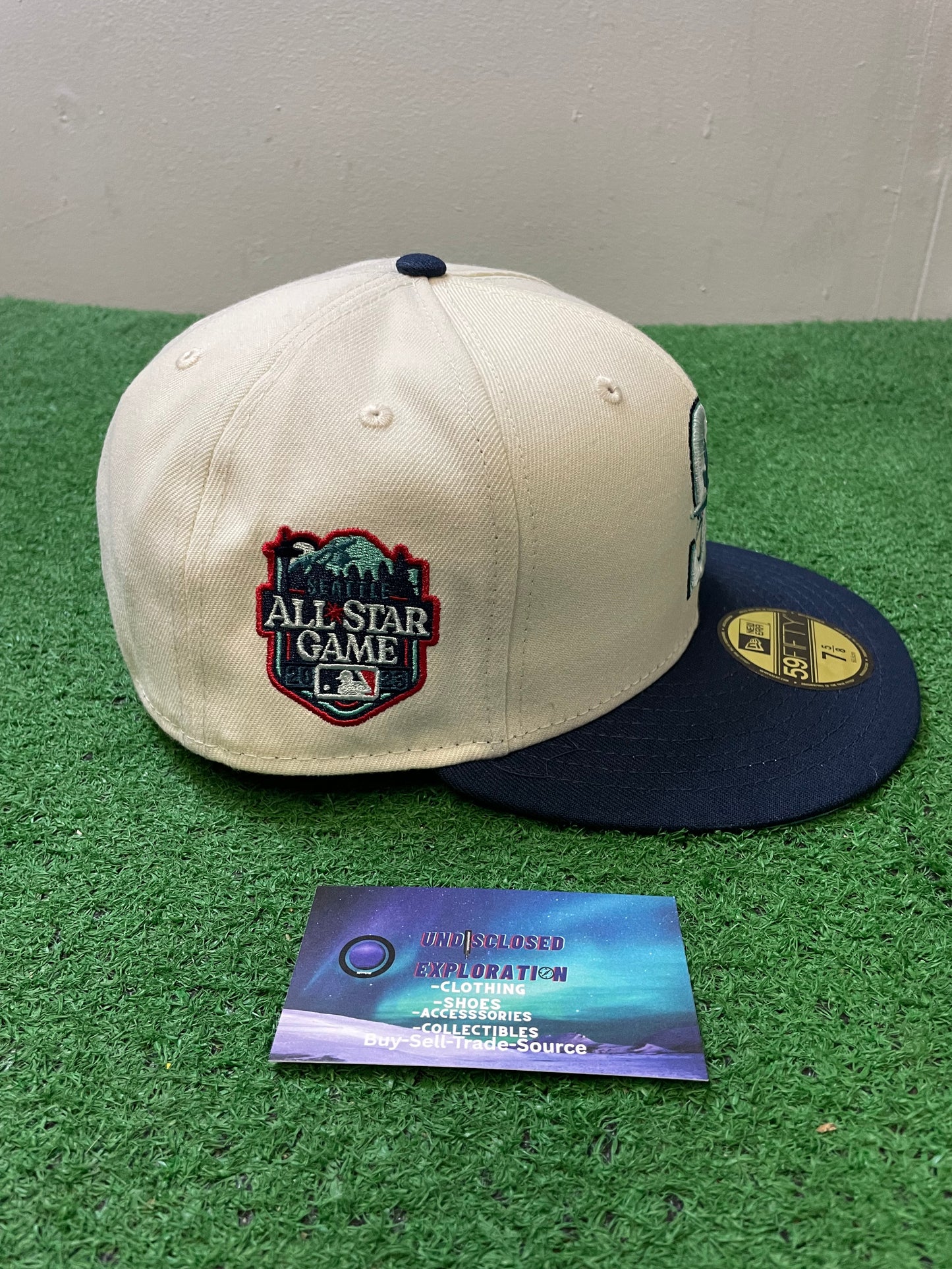Seattle Mariners white and blue all star game 2023 fitted new era hat