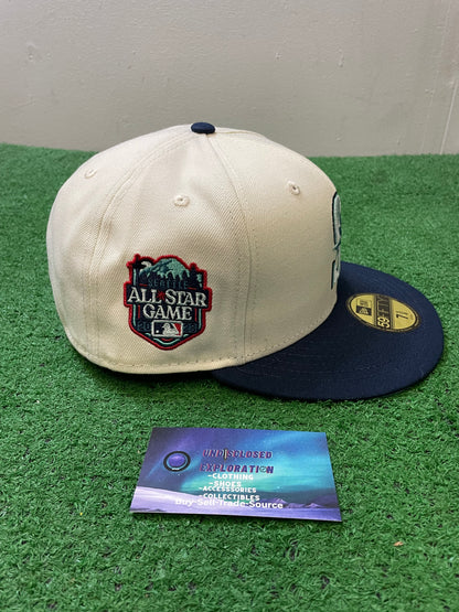 Seattle Mariners white and blue all star game 2023 fitted new era hat
