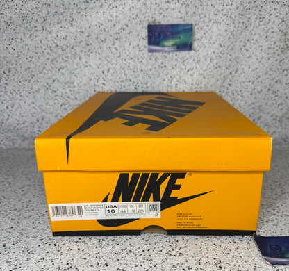 Jordan 1 Yellow Toe Taxi 10 Men/11.5 Women “Preowned”