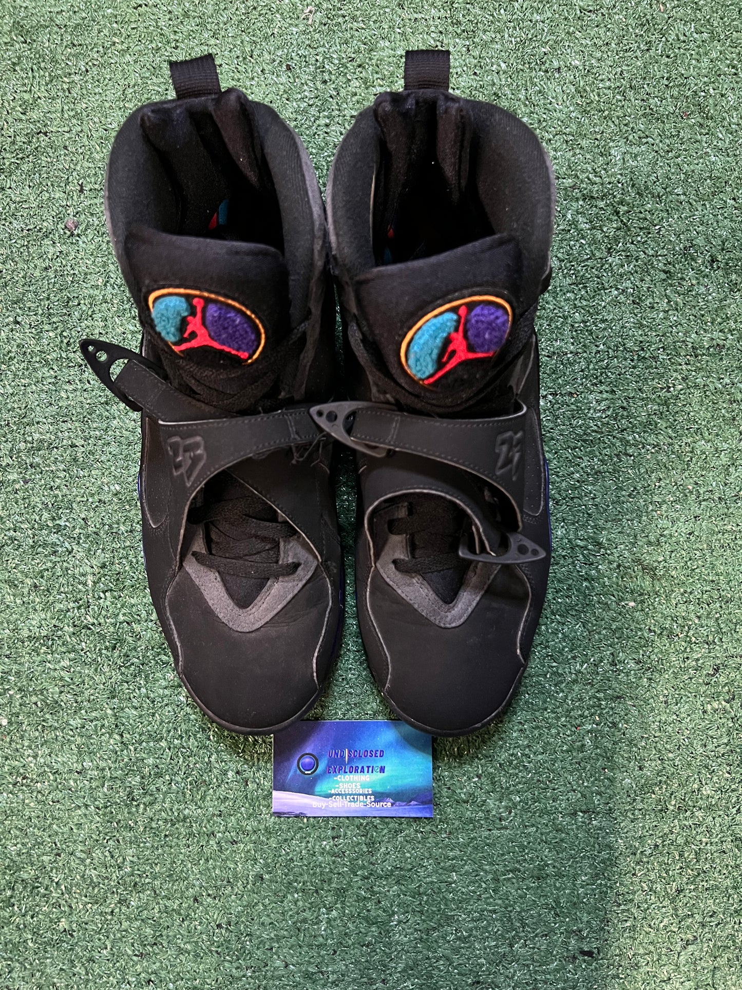 Jordan 8 aqua 2015 size 10.5men/12women