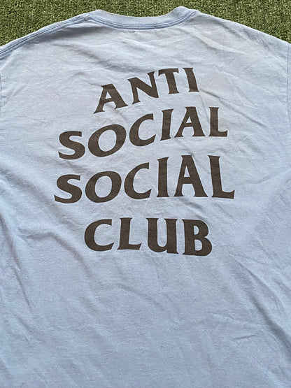 Anti Social Social Club blue tee