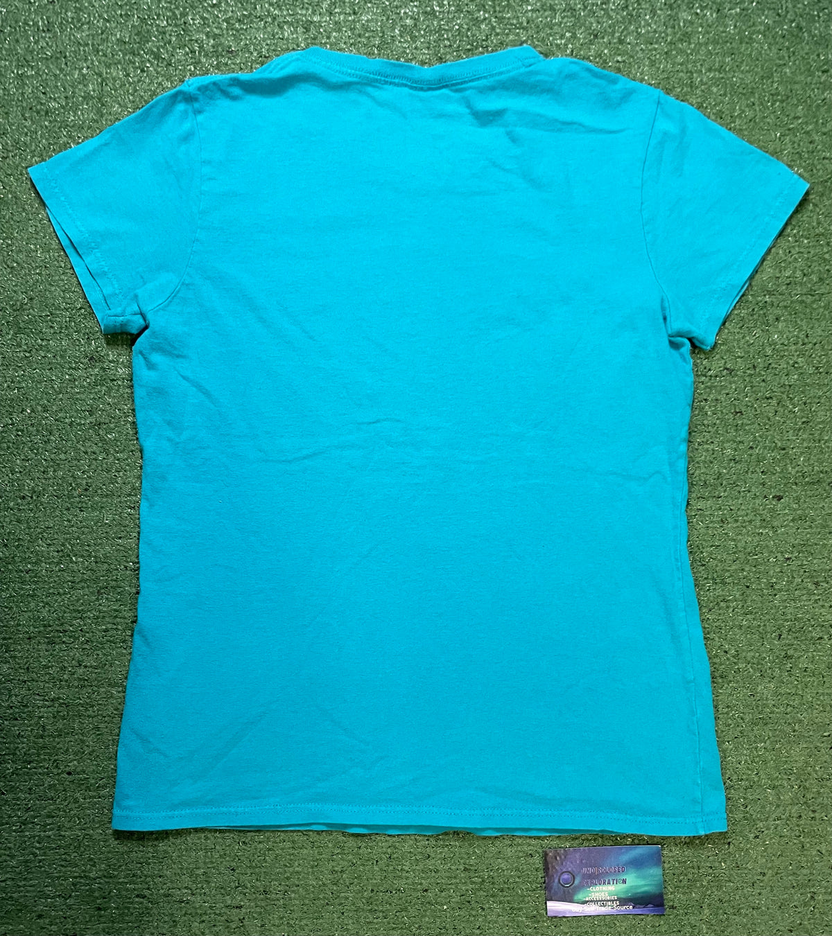 Vintage 1990s Texas lone star state USA turquoise tee