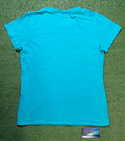 Vintage 1990s Texas lone star state USA turquoise tee