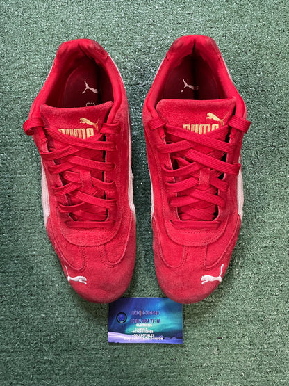 Puma red speedcat size 10.5men/12women
