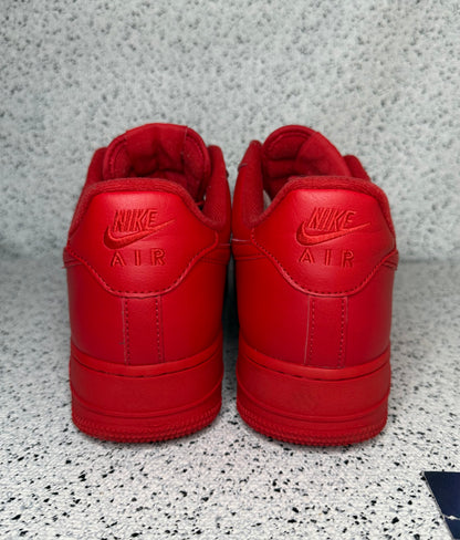 Nike Air Force 1 Triple Red 11.5 Men/13 Women “Preowned”