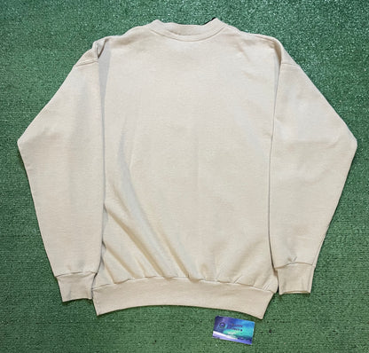 Vintage 1990s embroidered bird crewneck