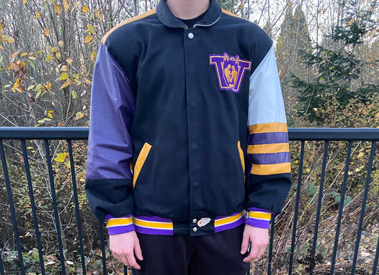 Vintage university of Washington huskies jeff Hamilton jacket