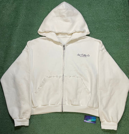 Gv Gallery Sun Valley white zipup hoodie