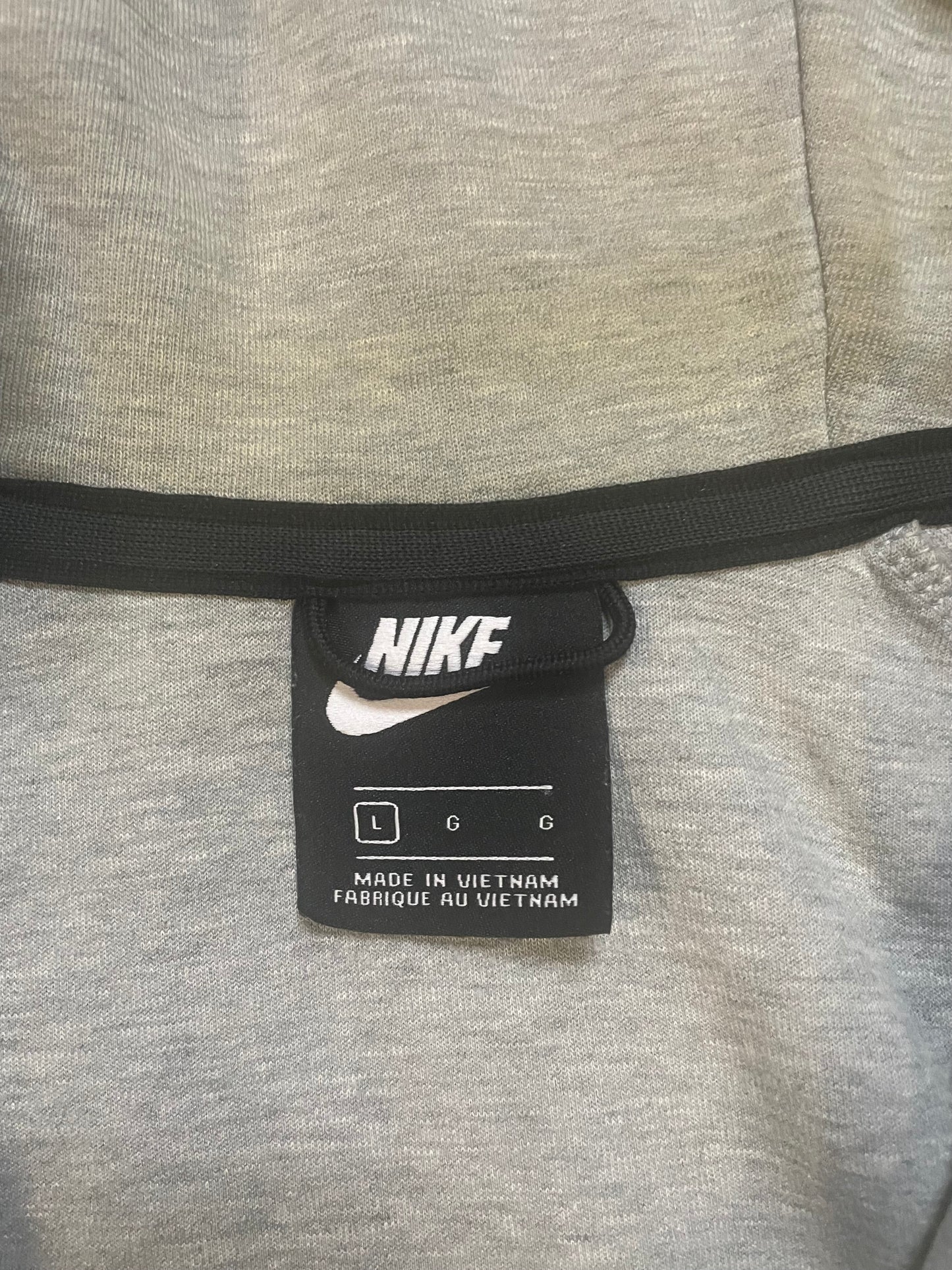 Nike tech fleece grey zip up hoodie